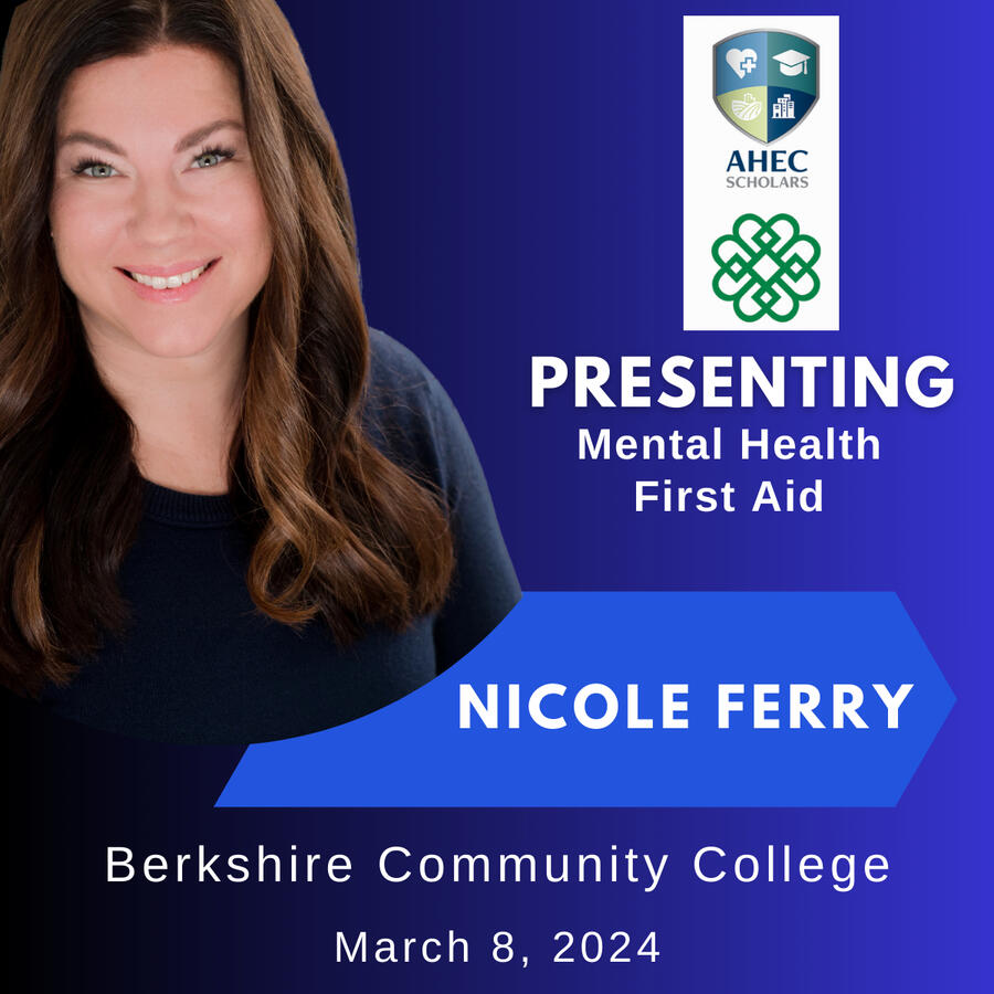Nicole Ferry Presents Mental Health First Aid for Berkshire Community College Nicole Ferry Presents Mental Health First Aid for Berkshire Community College